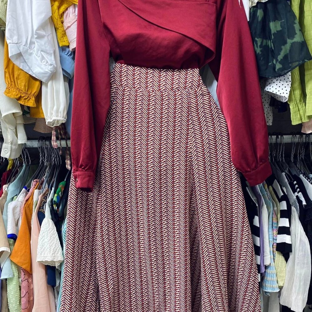 Red dress